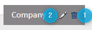 Requesting employment in multiple countries - Step 3 Details of the editing tools: pencil icon for editing and bin icon for removing a place of employment