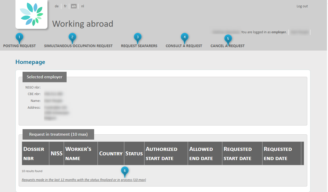 Homescreen - Working Abroad Homescreen